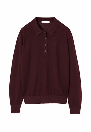 TATUUM, ARTICLE TAG: BLOUSES/SHIRTS - ARTICLE NAME: ALBE - Polo - dark rusty crimson