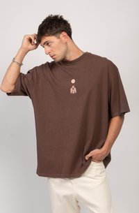 Kaotiko UNISEX - Print T-shirt - brown