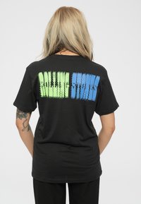 Paradiso Clothing THE ROLLING STONES DISTORTED TONGUE - Print T-shirt - black