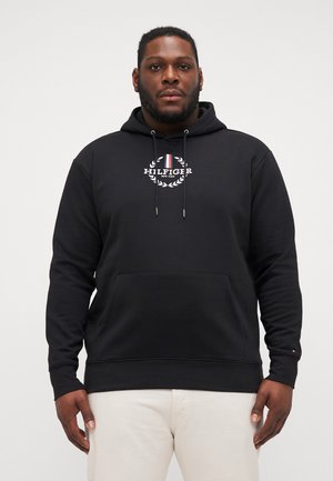 GLOBAL STRIPE WREATH HOODY - Luvtröja - black