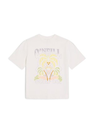 FRONT GRAPHIC - T-shirt imprimé - snow white