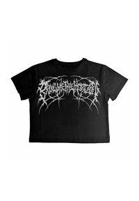 Paradiso Clothing BRING ME THE HORIZON METAL LOGO GENXSIS CROP  - Print T-shirt - black