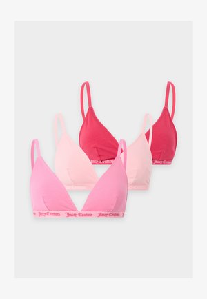 Juicy Couture, BRA 3 PACK - Τριγωνικό σουτιέν - wild orchid/persian red/juicy