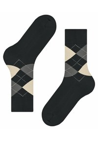 FALKE SENSITIVE ARGYLE - Calze - black