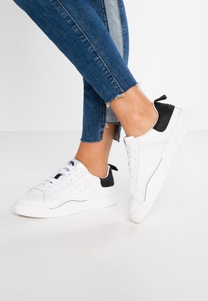 CLEVER S-CLEVER LOW W - Sneakers basse - weiß/schwarz