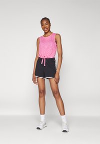 ONLY Play ONPMASON KNOT BURNOUT CROP TRAIN - Top - azalea pink