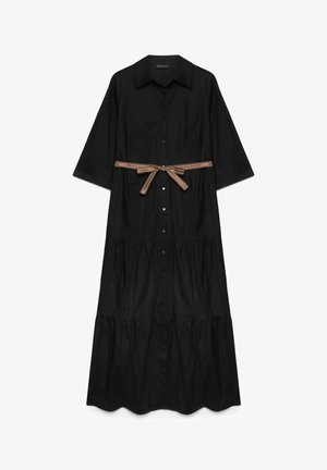 Fiorella Rubino, VESTITO CHEMISIER POWER. - Robe longue - nero