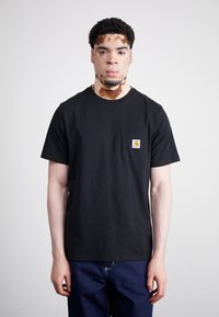 Carhartt WIP - POCKET - T-shirts basic - black Miniaturebillede 1