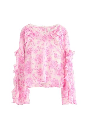 WITH FLOUNCES - Blus - light pink