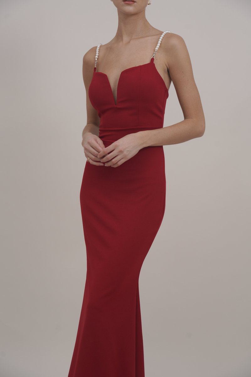 WAL G. VALENTINA - Maxi dress - cherry red/red - Zalando.co.uk