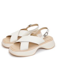 Cesare Gaspari Platåsandaletter - white