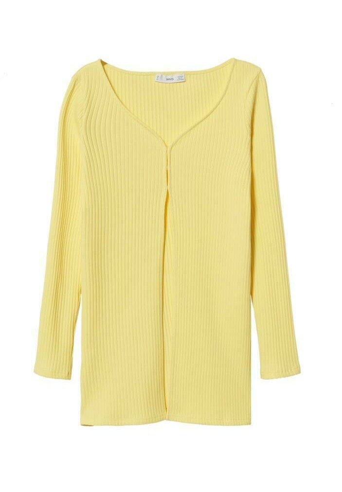 Mango Vest geel