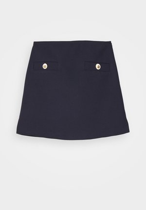JUPE MIROGLIO PASSEPOILS - Minijupe - bleu marine