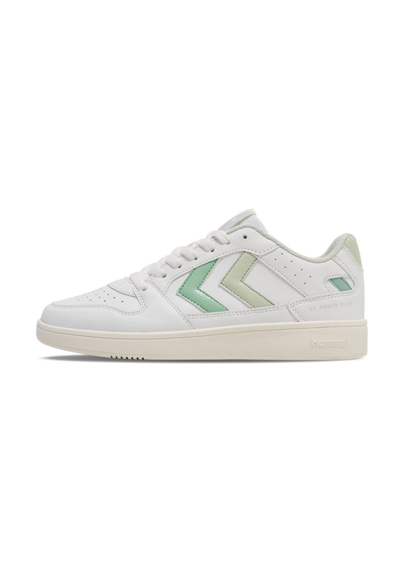 Hummel - POWER PLAY - Training shoe - bright white misty jade, Enlarge