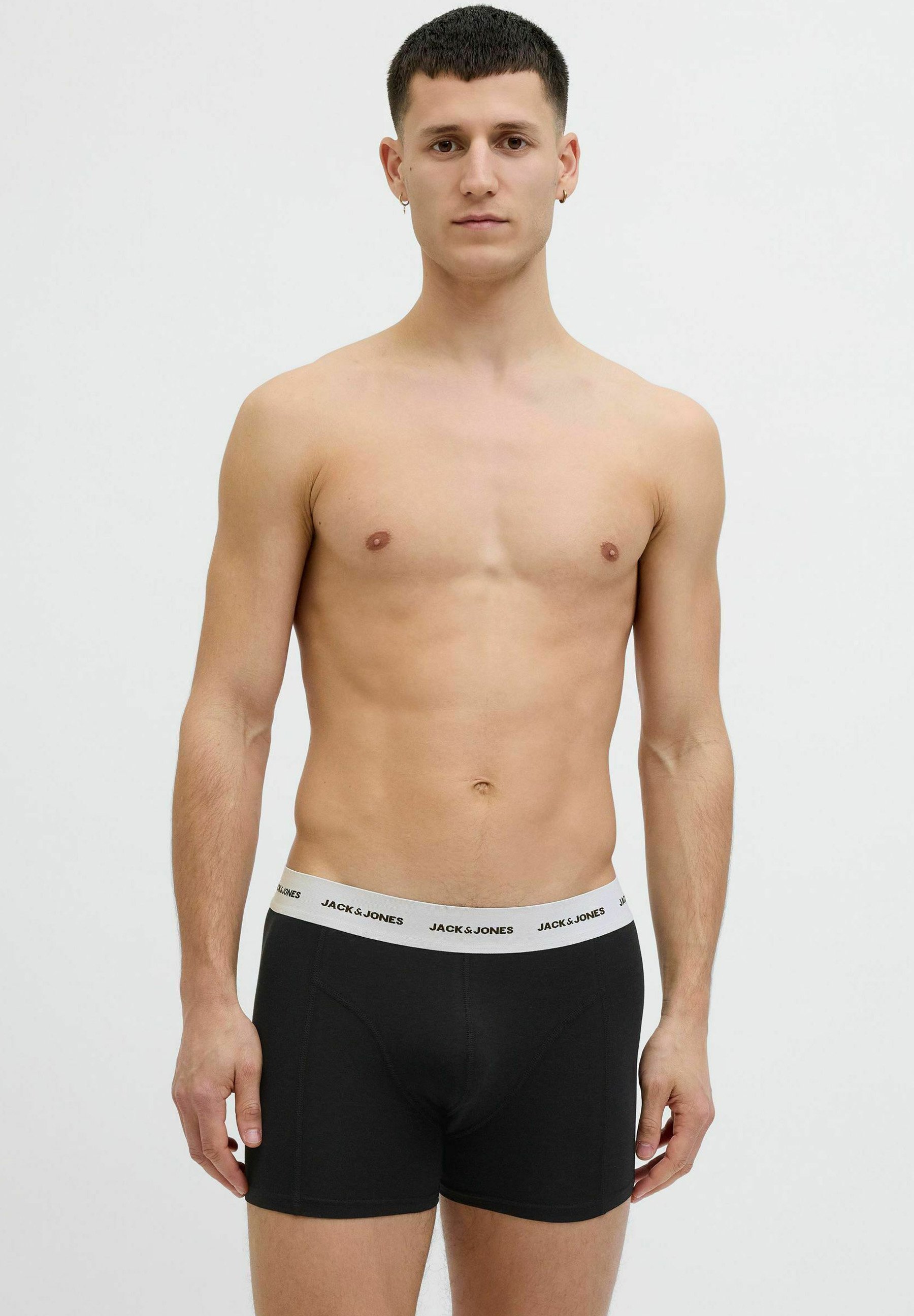 JACK&JONES PLUS Caleçon Boxer Homme - 95% Coton 5% Élasthanne
