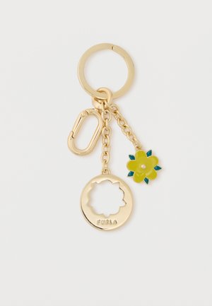 KEYRING FLOWER - Breloc - mudec yellow/amatore blue