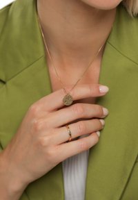 Elli PLÄTTCHEN BOX CHAIN VINTAGE ANTIQUE  - Grandinėlė - gold-coloured