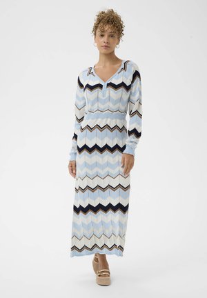 NETES  - Maxikleid - cashmere blue zigzag