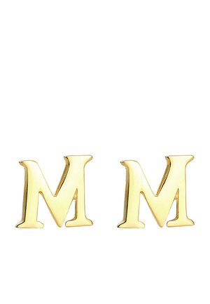 LETTER M - Pendientes - gold-coloured