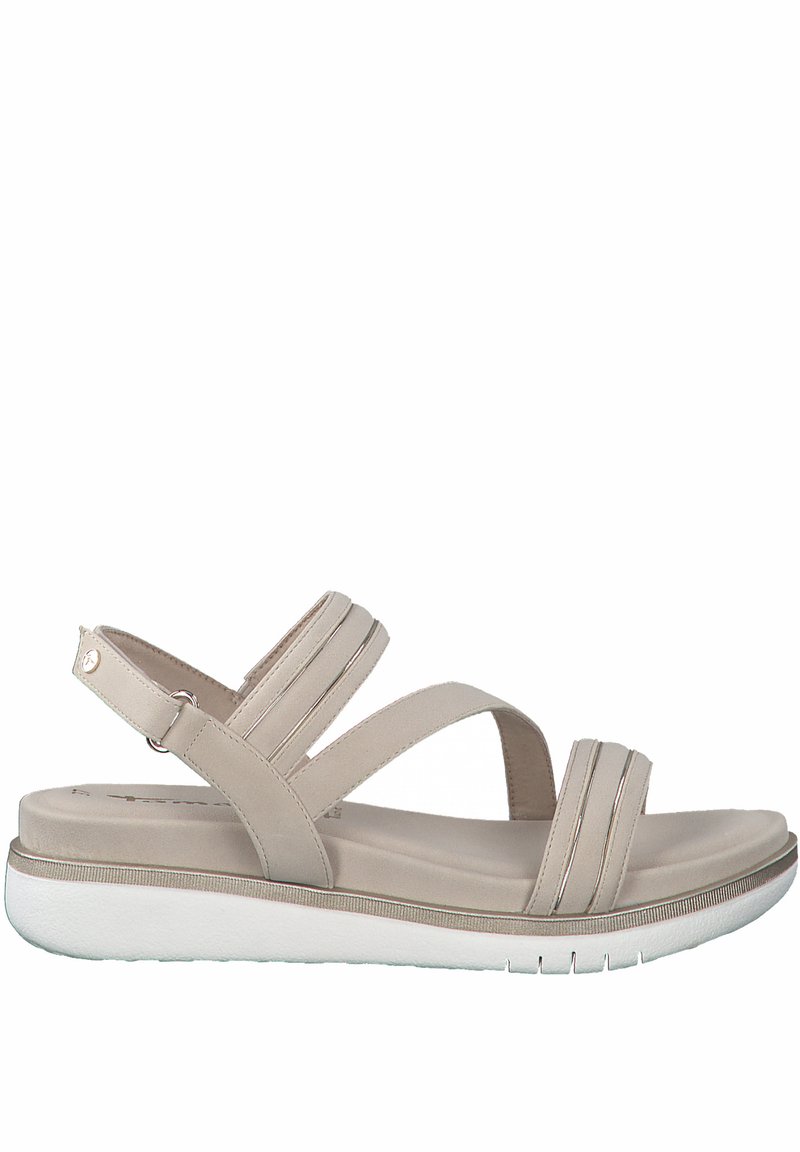 tamaris keilsandalette beige
