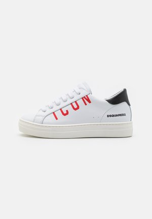 Dsquared2 UNISEX - Sneakers basse - white/black/red