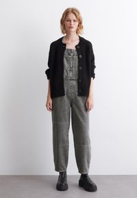 Marc O'Polo DENIM BUTTONS - Cardigan - black