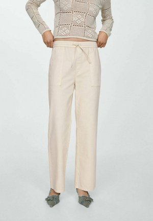 Mango SUKI - Tracksuit bottoms - blanc cassé