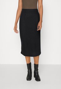 Vero Moda VMBRYNN WIDE CALF SKIRT POP - Jeansrok - Medium Blue Denim Ve121b12b K11