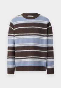 STRIPE CREW - Camisola - blue