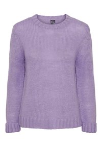 Pieces Strickpullover - purple