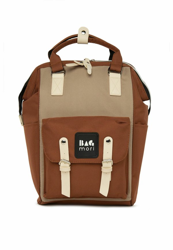 TWO-TONE DIAPER BAG BACKPACK - Wickeltasche - dunkelbraun