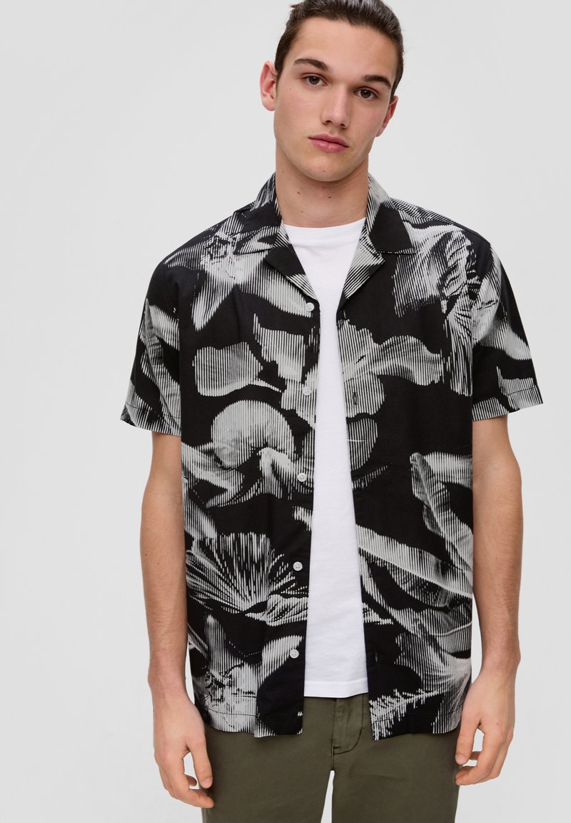 QS Camicia - schwarz