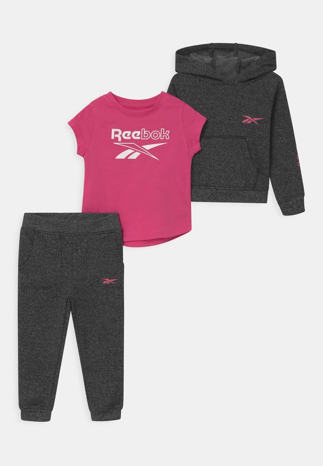 SET  - Survêtement - mottled grey/pink