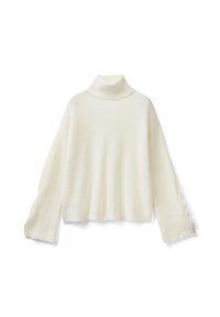 Maglione United Colors Of Benetton Per Bambini E Ragazzi - Maglia Con Logo 3D E Righe, Tessuto Morbido