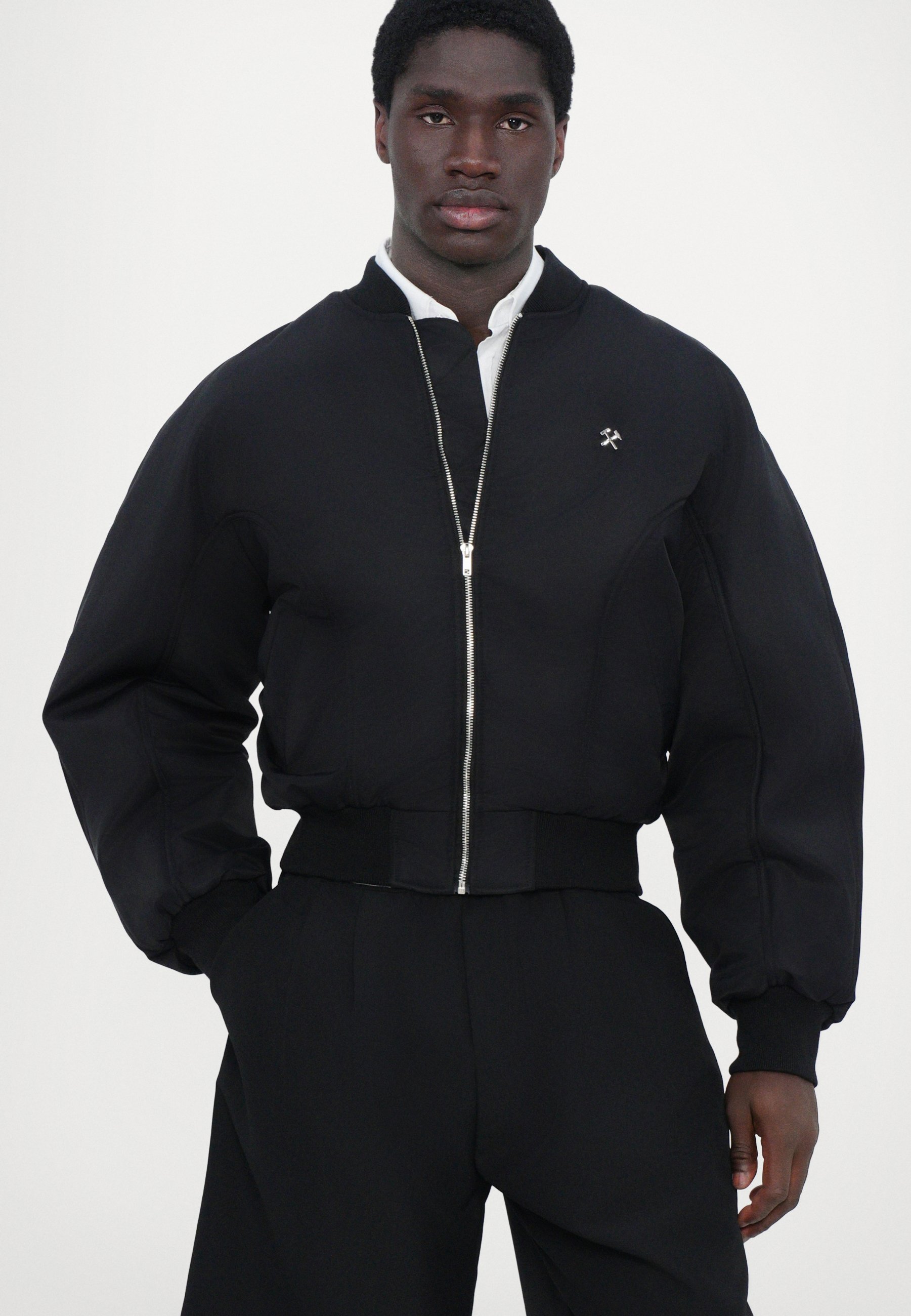 GmbH CHARLES - Bomber Jacket - black - Zalando.co.uk