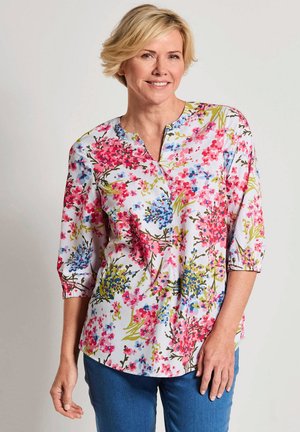PFLEGE MIT BLUMENMUSTER - Bluse - colourful patterned