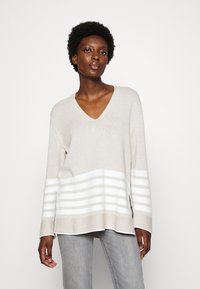 TOM TAILOR Strickpullover - clouds grey