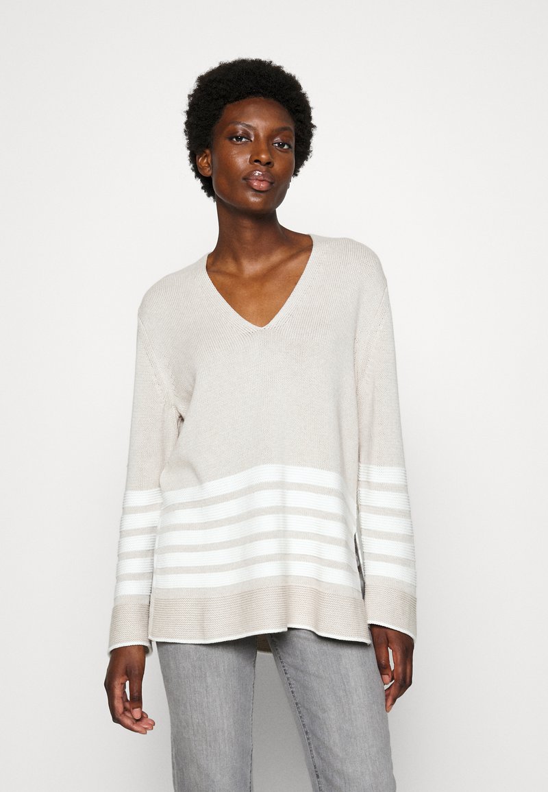 TOM TAILOR Strickpullover - clouds grey