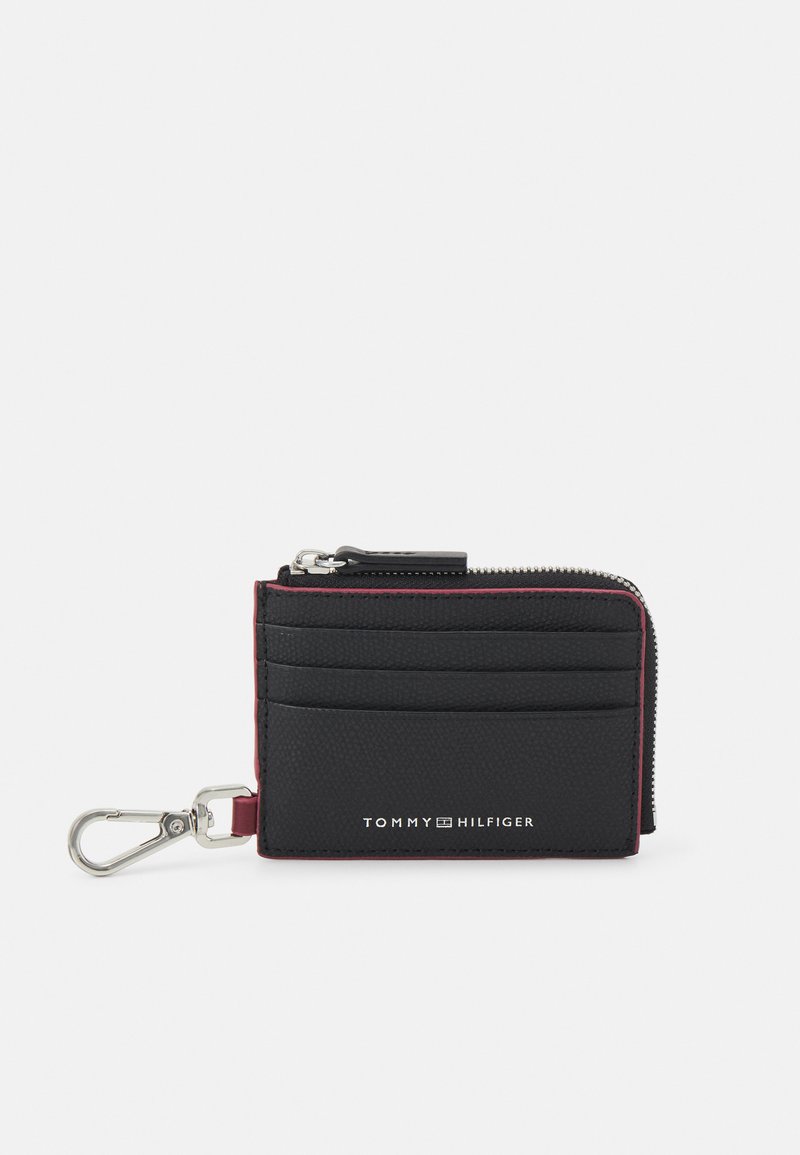Tommy Hilfiger TH STRUC WITH ZIP UNISEX - Lompakko - black