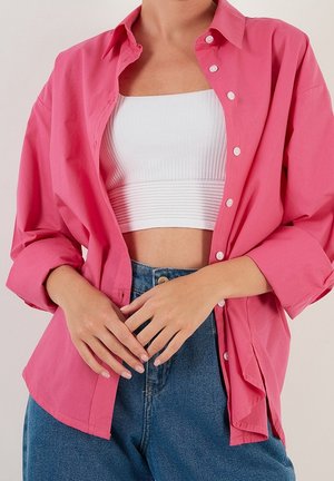 LELA Button-down blouse - pink