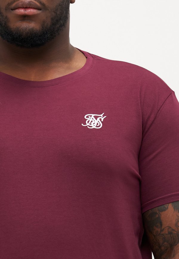 EXTENDED GYM TEE - Basic T-shirt - burgundy2