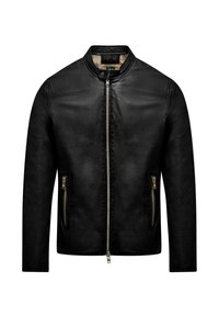 ROKE - Giacca di pelle - black