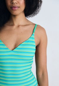 Seafolly CALYPSO V NECK ONE PIECE - Kopalke - jasmine