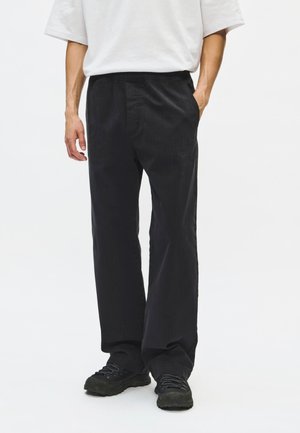 WOOD WOOD, WWLAX CASUAL - Püksid - black