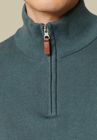 Next ZIP NECK - Pulover - blue