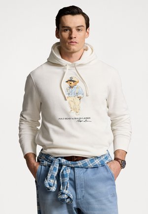 LONG SLEEVE - Mikina s kapucňou - white