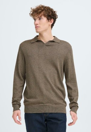 BELLS - Strickpullover - major brown melange