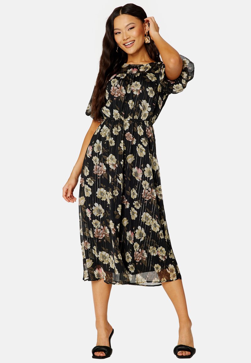 Trendyol Abito Midi Aderente Plus Size Donna – Nero, In Maglia Con Elastan, Taglie Forti