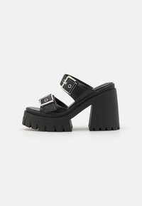 Muiltjes met hak - black