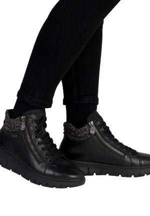 Rieker Lace-up ankle boots - schwarz
